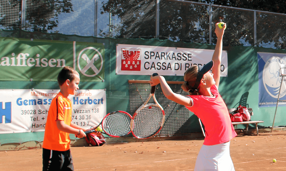 Bambini durante una lezione - Christian Presti - CP Tennis Academy