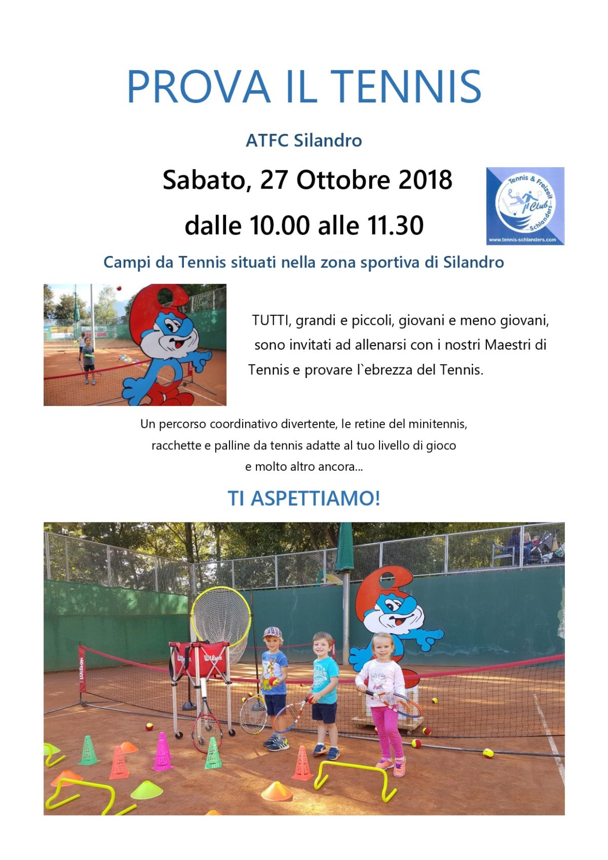 ATFC Silandro Prova il Tennis Corso invernale 2018-2019