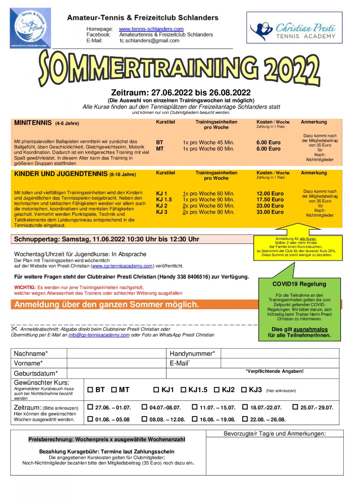 03 Flyer Sommertraining 2022