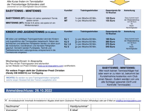 WINTERTRAINING 2022/23 – ATFC Schlanders